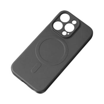MagSafe kompatibilis szilikon tok iPhone 15 Pro Max szilikon tok - fekete kép