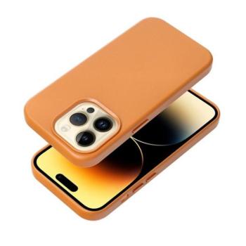 Magsafe műbőr tok Apple iPhone 15 Plus , narancs kép