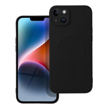 Magsafe szilikon tok Apple iPhone 14 Plus, fekete kép