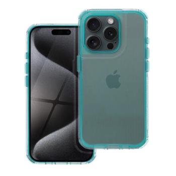 Matrix Apple iPhone 14 hátlap tok kameravédő peremmel, zöld/menta kép