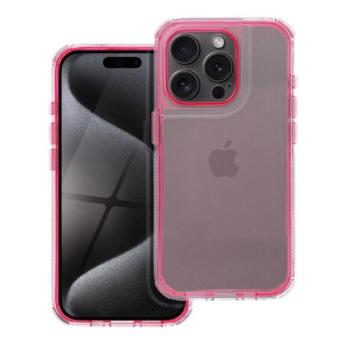 Matrix Apple iPhone 14 Pro hátlap tok kameravédő peremmel, rózsaszín kép