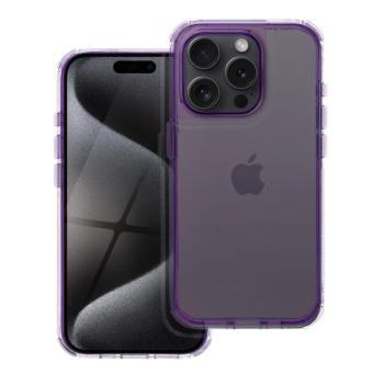 Matrix Apple iPhone 16e hátlap tok kameravédő peremmel, lila kép