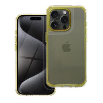 Matrix Apple iPhone 7 / 8 / SE 2020 / SE 2022 hátlap tok kameravédő peremmel, sárga kép