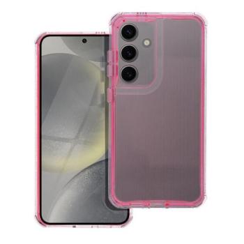 Matrix Samsung Galaxy A15 4G / A15 5G hátlap tok kameravédő peremmel, rózsaszín kép