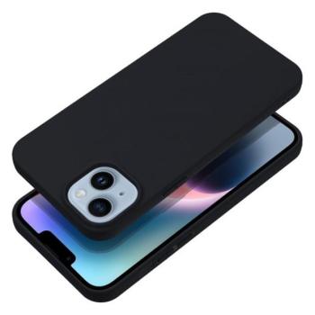 Matt Apple iPhone 16 Plus szilikon tok, fekete kép
