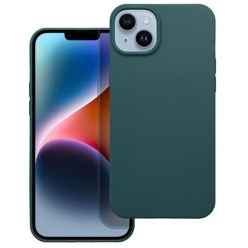 Matt szilikon Apple iPhone 17 Pro Max tok, sötétzöld kép