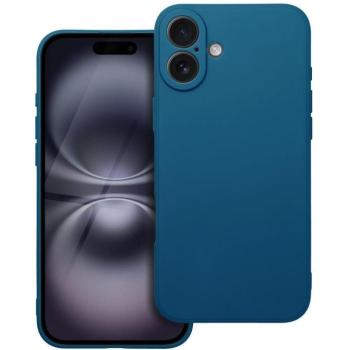Matt szilikon Apple iPhone 17e / iPhone 16e tok, kék kép