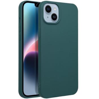 Matt szilikon Xiaomi Redmi Note 14 Pro+ tok, sötétzöld kép