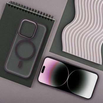 MATTE MAG COVER MagSafe-kompatibilis tok iPhone 16 Pro - lila kép