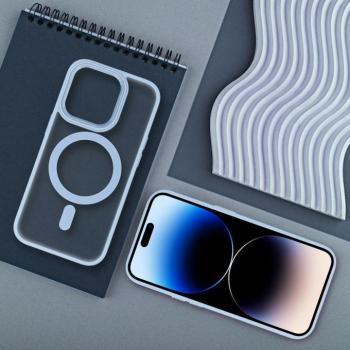 MATTE MAG COVER MagSafe-kompatibilis tok iPhone 16 Pro Max - kék kép