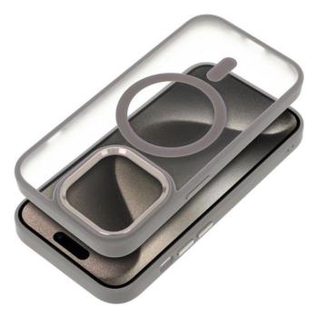Matte Mag Cover tok MagSafe kompatibilis iPhone 15 PRO MAX titánium kép