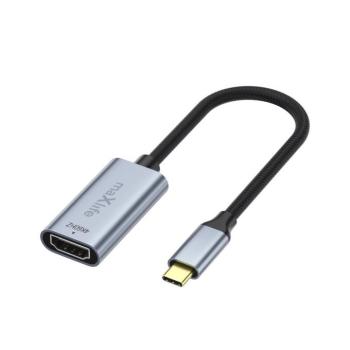 Maxlife MXHC-01 HDMI - USB-C adapter 4K 60HZ - fekete kép