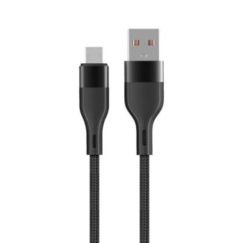 Maxlife MXUC-07 USB-A - microUSB kábel 1m 2.4A - fekete kép