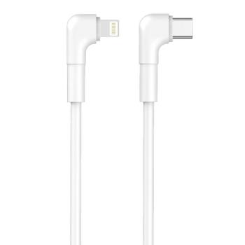 Maxlife MXUC-09 Type-C - Lightning kábel 27W 1m - fehér kép