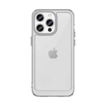 Megerősített tok Rugalmas kerettel iPhone 15 Pro Outer Space - átlátszó kép