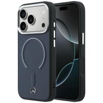 Mercedes Leather 3D Apple iPhone 17 Pro Max MagSafe tok, kék kép
