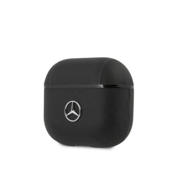 Mercedes Leather AirPods 3 bőr tok, fekete kép