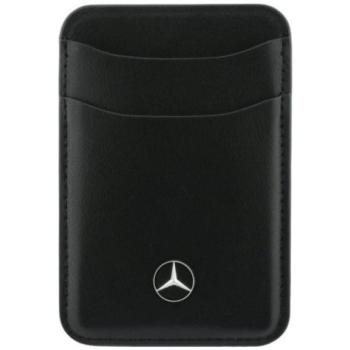 Mercedes mágneses kártyatartó, MagSafe, bőr, fekete kép
