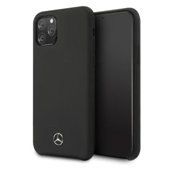 Mercedes MEHCN58SILBK iPhone 11 Pro keménytok fekete Szilikon vonal kép