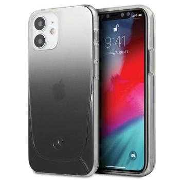 Mercedes MEHCP12SARGBK iPhone 12 mini 5,4&quot; fekete keménytok Transparent Line kép