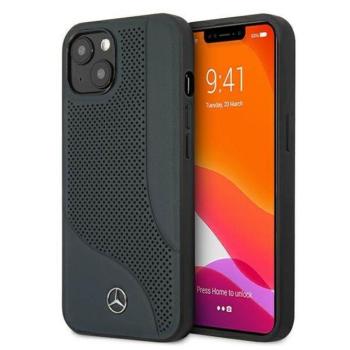 Mercedes MEHCP13SCDONA iPhone 13 mini 5,4&quot; kék bőr perforált keménytok kép