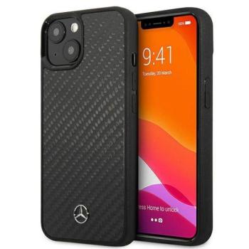 Mercedes MEHCP13SRCABK iPhone 13 mini 5,4&quot; fekete carbon keménytok Dynamic Line kép