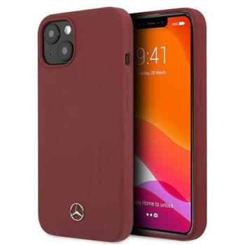 Mercedes MEHCP13SSILRE iPhone 13 mini 5,4&quot; piros keménytok Silicone Line kép