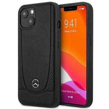 Mercedes MEHCP14MARMBK iPhone 14 Plus / 15 Plus 6,7&quot; fekete keménytok Leather Urban kép