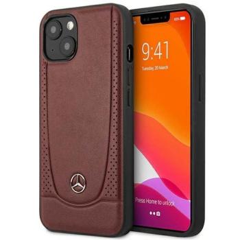 Mercedes MEHCP14MARMRE iPhone 14 Plus 6,7&quot; piros keménytok Leather Urban Bengale kép