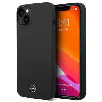 Mercedes MEHCP14MSILBK iPhone 14 Plus 6,7&quot; fekete keménytok Silicone Line kép