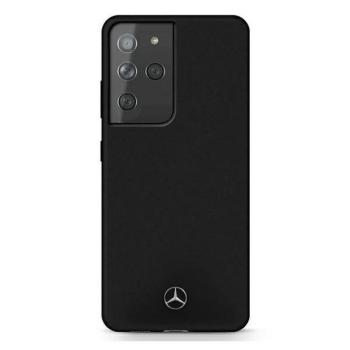Mercedes MEHCS21LSILBK S21 Ultra G998 fekete keménytok Silicone Line kép