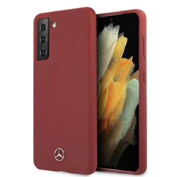 Mercedes MEHCS21MSILRE S21+ G996 piros keménytok Silicone Line kép
