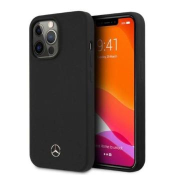 Mercedes MEHMP13LSILBK iPhone 13 Pro / 13 6,1&quot; fekete szilikon Magsafe keménytok kép