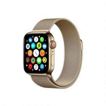Mercury arany okosóra fém szíj, Apple Watch 4/5/6/7/SE 42MM kép