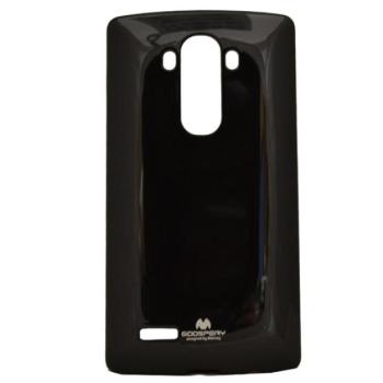 MERCURY Goospery szilikon telefonvédő (csillámporos) FEKETE LG G4 (H815) kép
