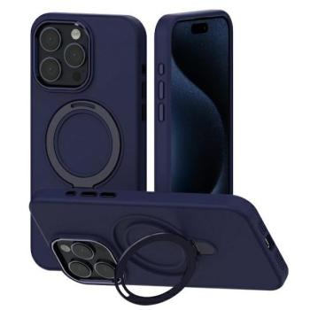 Mercury MagSafe állvány szilikon iPhone 15 Pro Max 6,7&quot; kék tok kép