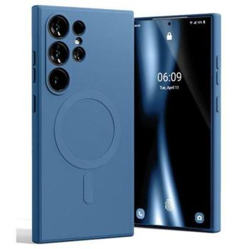 Mercury MagSafe Semi-Silicone tok Samsung Galaxy S24 Ultra - kék kép