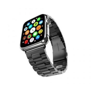 Mercury óraszíj fém Apple Watch 38/40/41 mm-es fekete kép