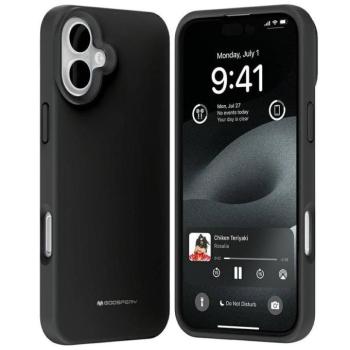 Mercury Pure MagSafe-kompatibilis tok iPhone 16 Plus - fekete kép