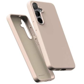 Mercury Pure MagSafe-kompatibilis tok Samsung Galaxy S25 - pasztell rózsaszín kép