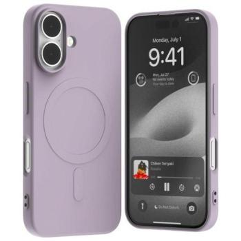 Mercury Semi-Silicone MagSafe-kompatibilis tok iPhone 16 - lila kép