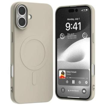 Mercury Semi-Silicone MagSafe-kompatibilis tok iPhone 16 Plus - bézs kép