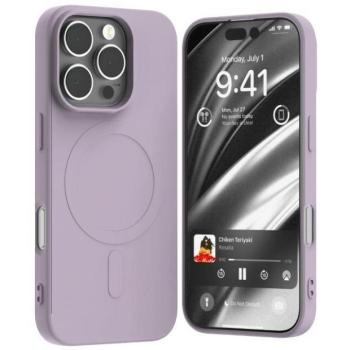 Mercury Semi-Silicone MagSafe-kompatibilis tok iPhone 16 Pro - lila kép
