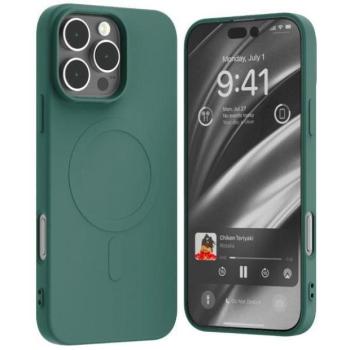 Mercury Semi-Silicone MagSafe-kompatibilis tok iPhone 16 Pro Max - zöld kép