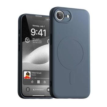 Mercury Semi-Silicone MagSafe-kompatibilis tok iPhone 16e - tengerészkék kép
