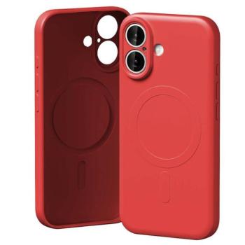 Mercury Semi-Silicone MagSafe-kompatibilis tok iPhone 17 - piros kép