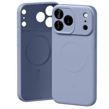 Mercury Semi-Silicone MagSafe-kompatibilis tok iPhone 17 Pro Max - lila kép