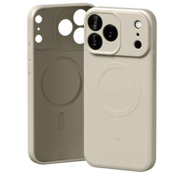 Mercury Semi-Silicone MagSafe-kompatibilis tok iPhone 17 Pro Max - világosszürke kép