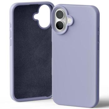 Mercury Silicone tok iPhone 16 Plus - lila kép