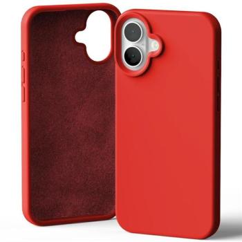 Mercury Silicone tok iPhone 16 Plus - piros kép